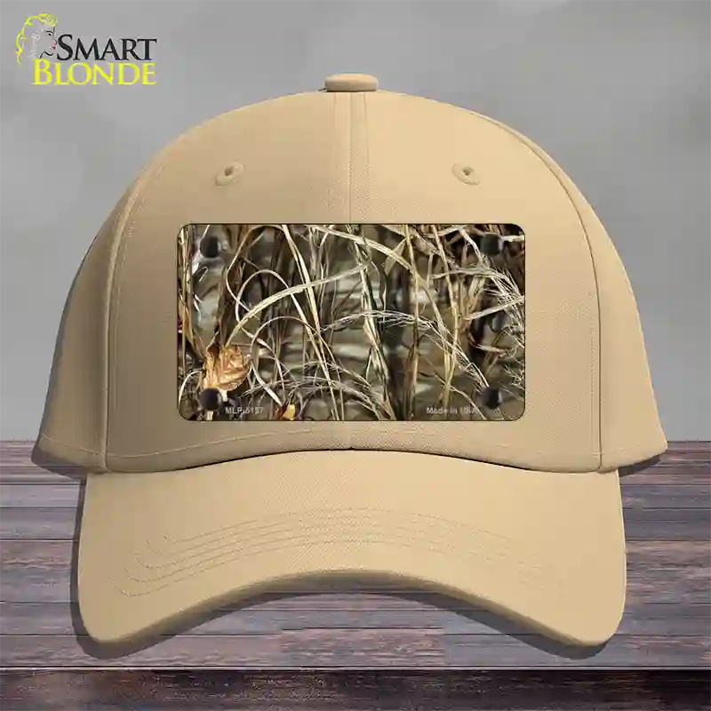 Camo Sticks Novelty License Plate Hat Cotton / Khaki