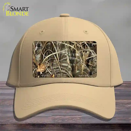 Camo Sticks Novelty License Plate Hat Cotton / Khaki