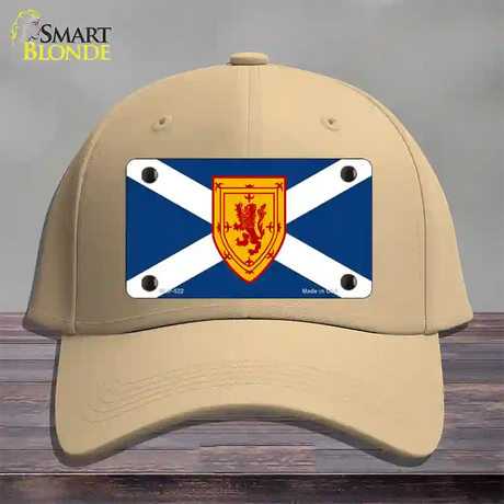 Scotland St Andrews Flag Novelty License Plate Hat Cotton / Khaki