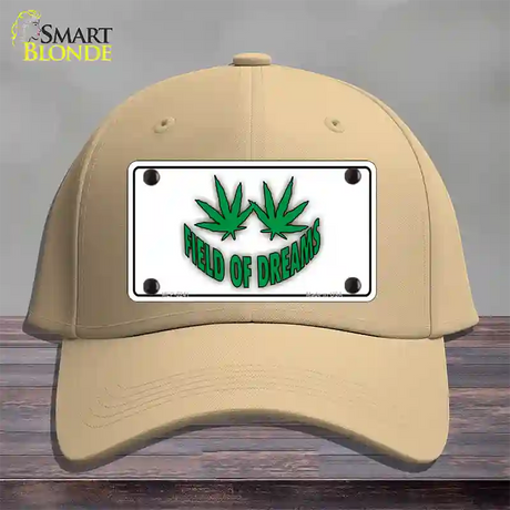 Field of Dreams Novelty License Plate Hat Cotton / Khaki