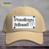 Pawleys Island Flip Flops Novelty License Plate Hat Cotton / Khaki