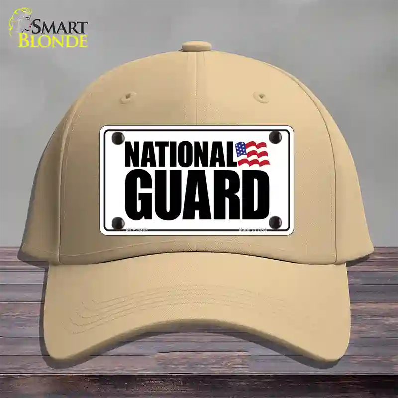 National Guard Novelty License Plate Hat Cotton / Khaki