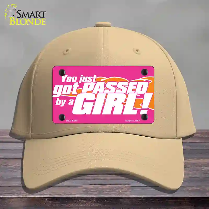 Got Passed By A Girl Novelty License Plate Hat Cotton / Khaki