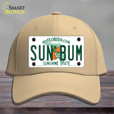 Sun Bum Florida Novelty License Plate Hat Cotton / Khaki