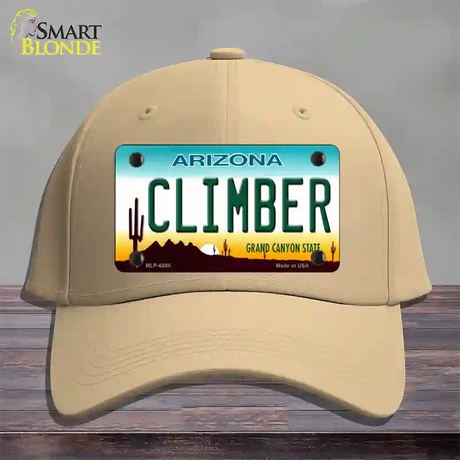 Arizona Climber Novelty License Plate Hat Cotton / Khaki