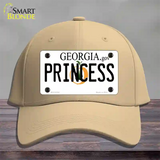 Princess Georgia Novelty License Plate Hat Cotton / Khaki