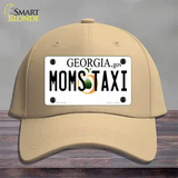 Moms Taxi Georgia Novelty License Plate Hat Cotton / Khaki