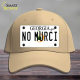 No Murci Georgia Novelty License Plate Hat Cotton / Khaki