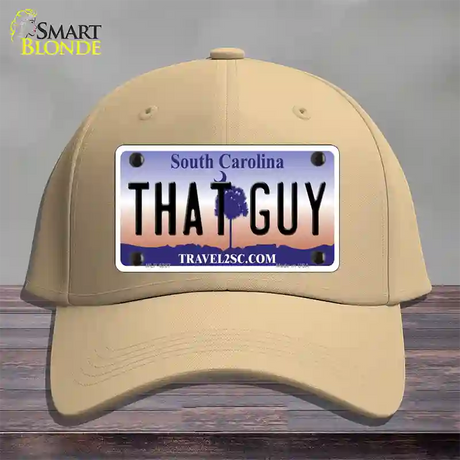 That Guy South Carolina Novelty License Plate Hat Cotton / Khaki