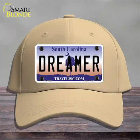 Dreamer South Carolina Novelty License Plate Hat Cotton / Khaki