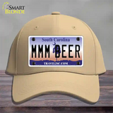 MMM Beer South Carolina Novelty License Plate Hat Cotton / Khaki