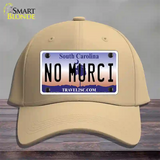 No Murci South Carolina Novelty License Plate Hat Cotton / Khaki