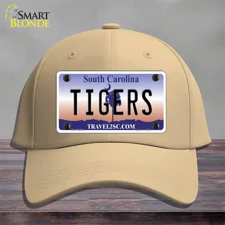 Tigers South Carolina Novelty License Plate Hat Cotton / Khaki