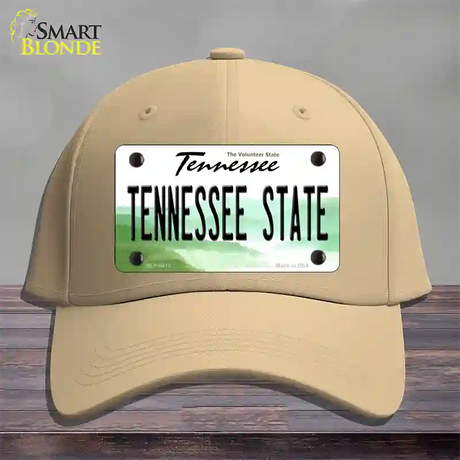 Tennessee State Novelty License Plate Hat Cotton / Khaki