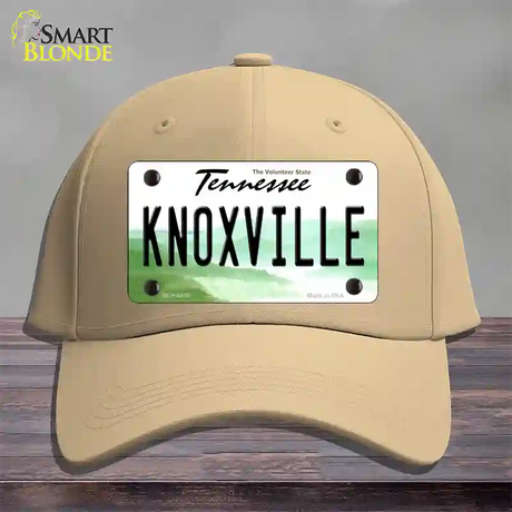 Knoxville Tennessee Novelty License Plate Hat Cotton / Khaki