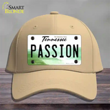 Passion Tennessee Novelty License Plate Hat Cotton / Khaki