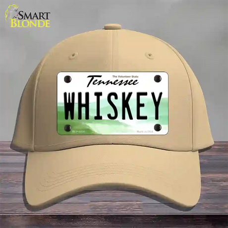 Whiskey Tennessee Novelty License Plate Hat Cotton / Khaki