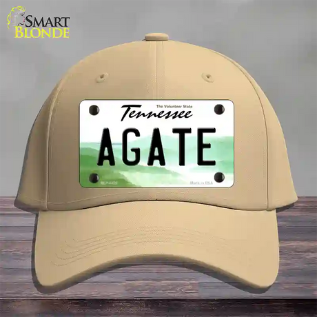 Agate Tennessee Novelty License Plate Hat Cotton / Khaki