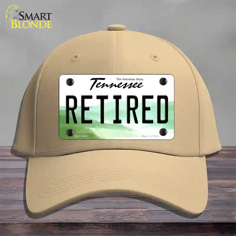 Retired Tennessee Novelty License Plate Hat Cotton / Khaki