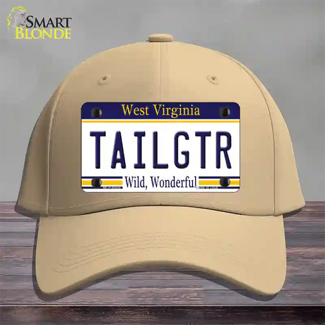 Tailgtr West Virginia Novelty License Plate Hat Cotton / Khaki