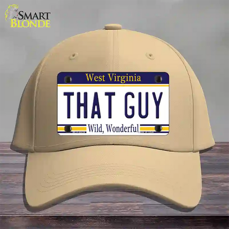 That Guy West Virginia Novelty License Plate Hat Cotton / Khaki