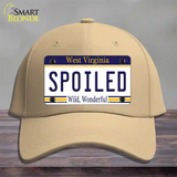 Spoiled West Virginia Novelty License Plate Hat Cotton / Khaki