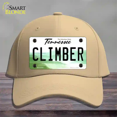 Climber Tennessee Novelty License Plate Hat Cotton / Khaki