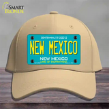 New Mexico Novelty License Plate Hat Cotton / Khaki