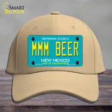 MMM Beer New Mexico Novelty License Plate Hat Cotton / Khaki