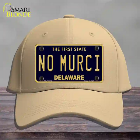 No Murci Delaware Novelty License Plate Hat Cotton / Khaki