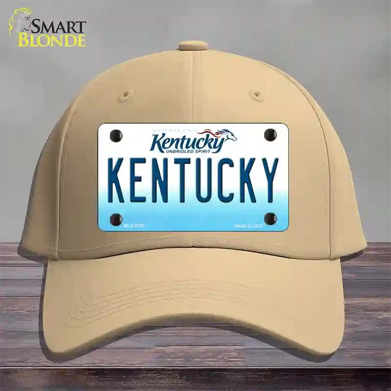 Kentucky Novelty License Plate Hat Cotton / Khaki