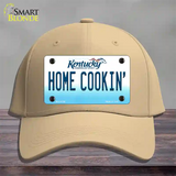 Home Cookin Kentucky Novelty License Plate Hat Cotton / Khaki