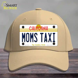 Moms Taxi California Novelty License Plate Hat Cotton / Khaki