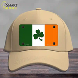 Shamrock Irish Flag Novelty License Plate Hat Cotton / Khaki