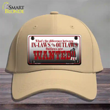 In-laws And Outlaws Novelty License Plate Hat Cotton / Khaki