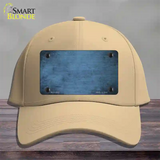 Light Blue Oil Rubbed Solid Novelty License Plate Hat Cotton / Khaki