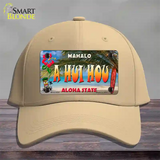 A Hui Hou Hawaii State Novelty License Plate Hat Cotton / Khaki