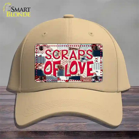 Scraps Of Love Novelty License Plate Hat Cotton / Khaki