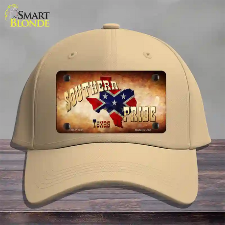 Southern Pride Texas Novelty License Plate Hat Cotton / Khaki