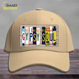 Gypsy Soul Wood License Plate Art Novelty License Plate Hat Cotton / Khaki