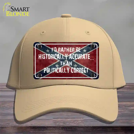 Historically Accurate Novelty License Plate Hat Cotton / Khaki