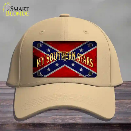 My Southern Stars Novelty License Plate Hat Cotton / Khaki