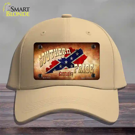 Southern Pride Kentucky Novelty License Plate Hat Cotton / Khaki