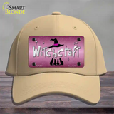 Witchcraft Novelty License Plate Hat Cotton / Khaki