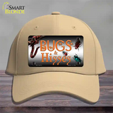 Bugs & Hisses Novelty License Plate Hat Cotton / Khaki