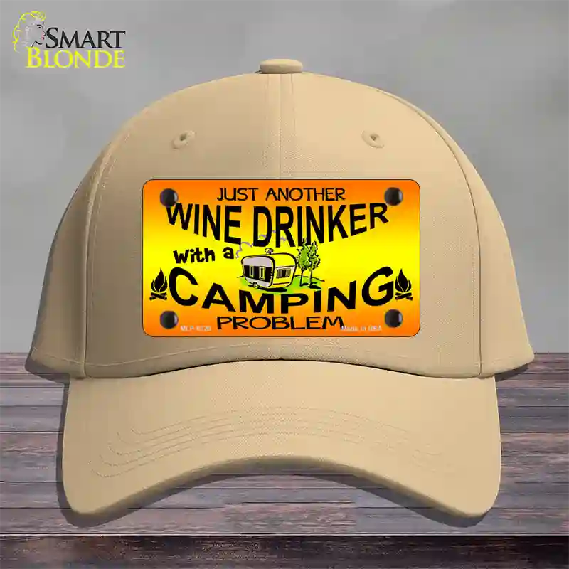 Just Another Wine Drinker Novelty License Plate Hat Cotton / Khaki