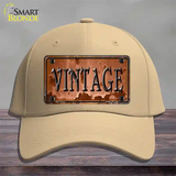 Vintage Rusty Sign Novelty License Plate Hat Cotton / Khaki