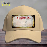 California Rusty Blank Novelty License Plate Hat Cotton / Khaki