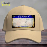 Michigan Gov Rusty Blank Novelty License Plate Hat Cotton / Khaki