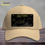 California Black Rusty Blank Novelty License Plate Hat Cotton / Khaki